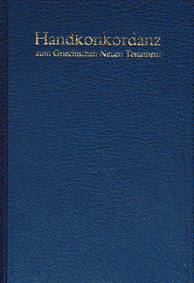 Handkonkordanz zum griechischen Neuen Testament