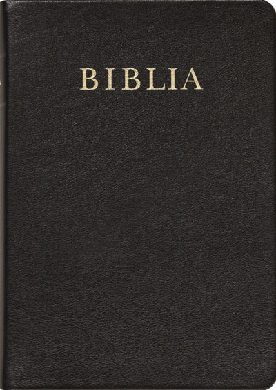 Biblia, revideált új fordítás, nagy méretű, bőr, aranymetszésű