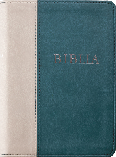 Biblia (RÚF 2014), középméret, puhatáblás, varrott, zöld